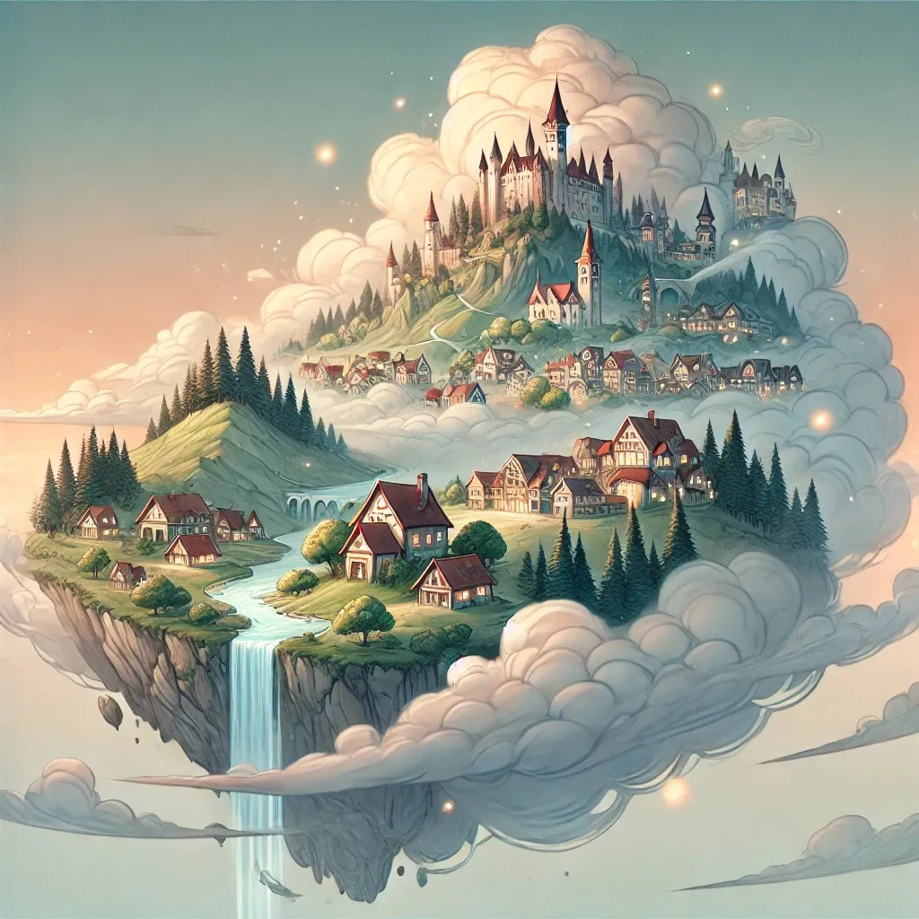 The New Horizon on cloud. Image generated by DALL·E 2, powered by OpenAI.